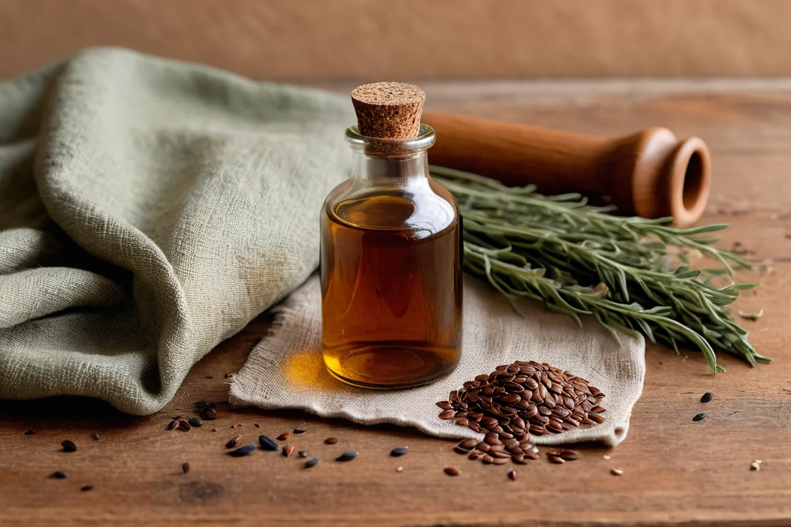 Raw linseed oil